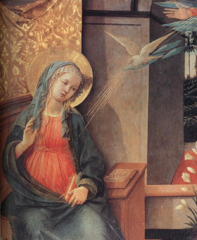 Fra Filippo Lippi Details of The Annunciation Spain oil painting art